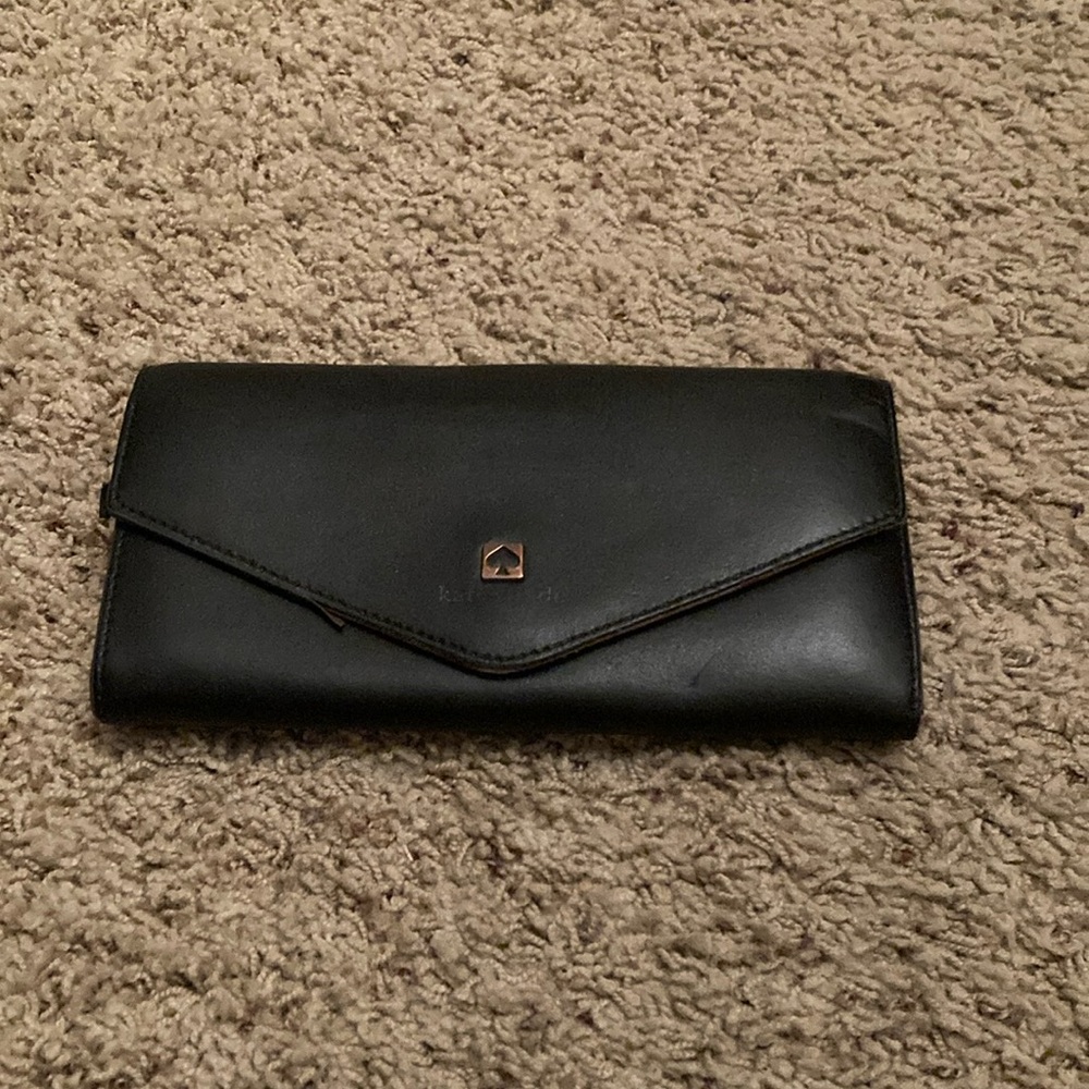 Kate Spade Black Leather Women's Wallet